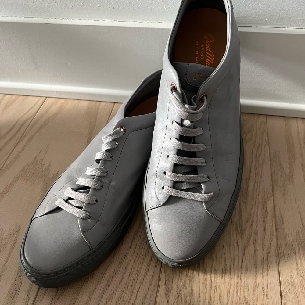 Good Man Mens Leather Sneakers - Picture 2 of 9